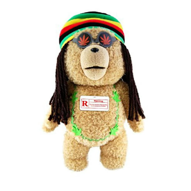 R-rated 5 Phras for sale online Ted Bear in Rasta Outfit 16" Plush With Sound and Moving Mouth